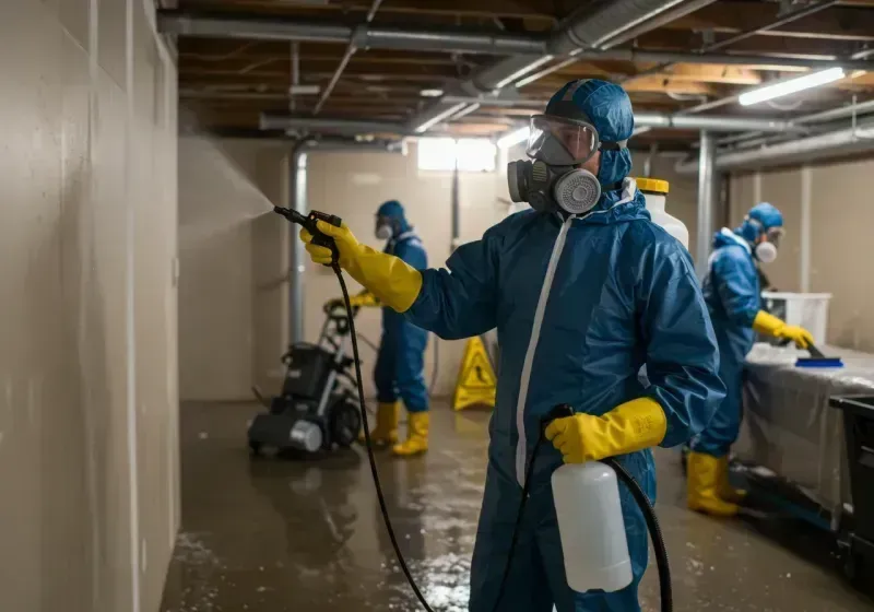 Basement Sanitization and Antimicrobial Treatment process in Helena, AR